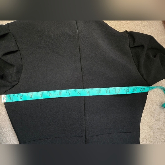 Jennifer By Design Club Blackfiyyed Choker Dress. Size Small - Picture 11 of 13